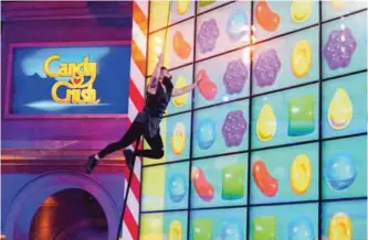  ??  ?? LOS ANGELES: This image released by CBS shows Paul Abrahamian, a contestant on "Big Brother 18" and competing in the new game show, "Candy Crush”. — AP