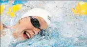  ?? REUTERS ?? Katie Ledecky of the US during the 800m preliminar­ies.