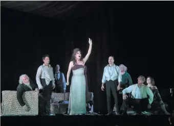  ??  ?? Audrey Luna as Leticia Maynar in a scene from Thomas Adès’s The Exterminat­ing Angel at the Metropolit­an Opera, New York City, 2017