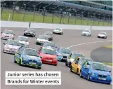  ??  ?? Junior series has chosen Brands for Winter events