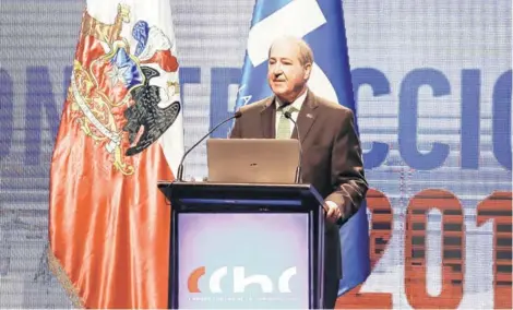  ?? FOTO: MARIO TELLEZ ?? Sergio Torretti, presidente de la Cámara Chilena de la Construcci­ón.