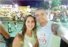  ??  ?? Ana Carla levou três tiros e não resistiu; casal estava junto há 8 anos