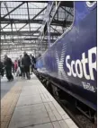  ??  ?? „ Scotrail’s new timetables and trains have caused problems.