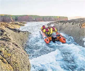  ??  ?? Help is on its way as a rescue mission begins in Scottish waters.