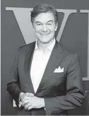  ?? LEV RADIN/SIPA USA 2019 ?? Dr. Mehmet Oz is in the first week of a two-week stint as a guest host on “Jeopardy!”