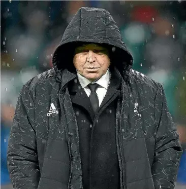  ?? GETTY IMAGES ?? The Steve Hansen-coached All Blacks have been under the weather for much of their northern hemisphere tour.