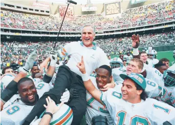  ??  ?? Don Shula, en 1993. – Associated Press: George Widman