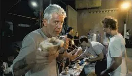  ?? CNN / Focus Features ?? ANTHONY BOURDAIN in Morgan Neville’s documentar­y “Roadrunner.”