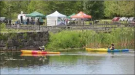  ?? CHARLES PRITCHARD - ONEIDA DAILY DISPATCH ?? The Erie Canal Boat Float sees boaters travel the historic Erie Canal on Saturday.