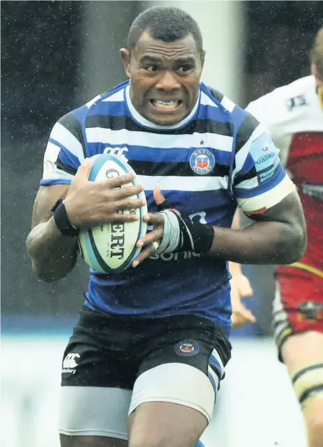  ?? Photo by David Rogers/getty Images ?? Semesa Rokoduguni has signed a new long-term contract to stay at Bath