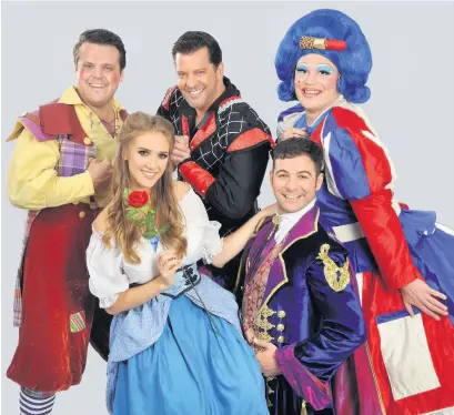  ??  ?? The cast of Beauty &amp; The Beast at Southport Theatre are ready to go into intensive rehearsals