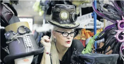  ?? Picture: Sebabatso Mosamo ?? The owner of Hollywood Costumes in Krugersdor­p — and star of local reality TV show ‘Heidi Hollywood’ — Heidi du Toit supplies costume and party items and has created costumes and props for local and internatio­nal movies.