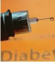 ?? Foto: Matthias Hiekel, dpa ?? Millionen Diabetiker auf der Welt müssen Insulin spritzen. Könnte bald damit Schluss sein?