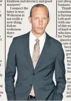  ??  ?? Laurence Fox: does anyone want to have their flag flown by the actor?