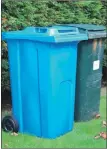  ?? ?? The general waste bin will be converted to collect mixed containers, while the blue bin currently used for mixed recycling will be converted to collect paper and card.