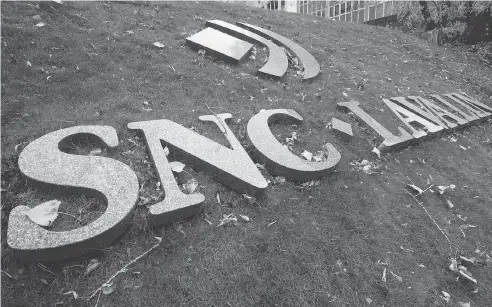  ?? PAUL CHIASSON / THE CANADIAN PRESS FILES ?? Snc-lavalin learned last fall that it wouldn’t be invited to negotiate a DPA and a Federal Court judge struck down SNC’S appeal of that on Friday.