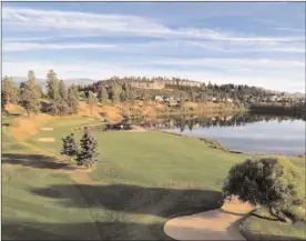  ??  ?? The No. 8 hole at Shannon Lake Golf Club in West Kelowna is ranked seventh on our list of the best holes in the valley.