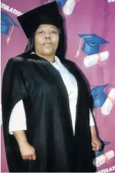  ?? / SUPPLIED ?? Phathiswa Sotyantsi is now a nurse at Stutterhei­m Hospital.