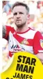  ??  ?? STAR MAN JAMES COPPINGER Doncaster