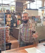  ?? COURTESY OF THIEF WINE SHOP ?? Phil Bilodeau, owner of Thief Wine Shop and Bar at Milwaukee Public Market, is among the local wine sellers who have shifted gears in recent months.