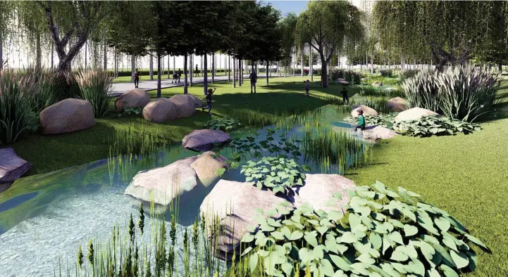  ?? PICTURES: BOUSTEAD PROPERTIES ?? Each precinct in Mutiara Hills will have its own recreation­al park and lake, providing green lungs within the eco-friendly township