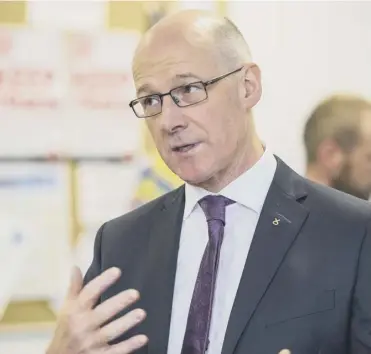  ?? PICTURE: IAN RUTHERFORD ?? 0 John Swinney was forced to apologise over the named person policy