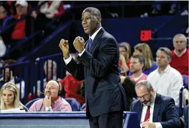  ?? DAVID JABLONSKI / STAFF ?? First-year Dayton coach Anthony Grant is well aware of VCU, tonight’s opponent at UD Arena. Grant’s first head-coaching job was with the Rams, and he led them to a school-record 28 wins in his first season in 2006-07.