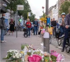  ?? FOTO JORIS HERREGODS ?? De fietsersbe­toging van Critical Mass naar aanleiding van het ongeval.