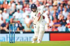  ?? Reuters ?? ■ England’s Ollie Pope in action on Day 2 of India-England fourth Test at the Oval yesterday.