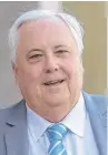  ??  ?? Clive Palmer.