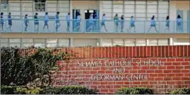  ?? Luis Sinco Los Angeles Times ?? ST. JAMES Catholic School in Torrance had no comment on Mary Margaret Kreuper and Lana Chang, both accused of misappropr­iating school funds.