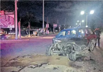  ?? CORTESÍA ?? Los hechos sobre el Periférico al cruce con la calle de Juárez, en la colonia Coyula.