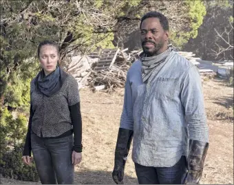  ?? Ryan Green / AMC ?? Alycia Debnam-carey as Alicia Clark and Colman Domingo as Victor Strand star in the Season 6 premiere of “Fear the Walking Dead” airing at 9 p.m. Sunday on AMC.
