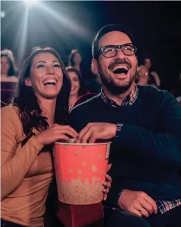  ?? GETTY IMAGES ?? An absurdly large tub of popcorn is one thing we miss.