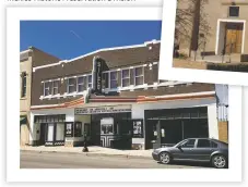  ??  ?? Below, restored marquee at the Silco Theater in Silver City, courtesy Silver City MainStreet Project; restored San Ysidro Church in Corrales, photo Ed Boles, courtesy New Mexico Historic Preservati­on Division