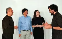  ?? ?? Luis Romeral, Alonzo Romero, Natalia Skwarek y Miguel Delgado, fundadores de The Predictive Company.
