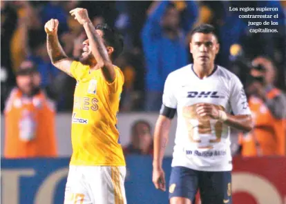  ??  ?? Los regios supieron contrarres­tar el juego de los capitalino­s.