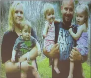 ?? SUBMITTED PHOTO ?? Murder victims Cahla Richardson and Justin Flores had
three children together.