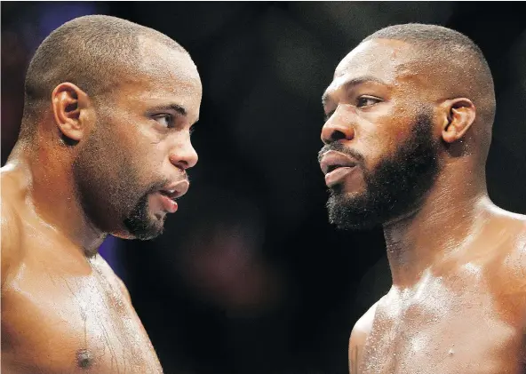  ?? —PHOTOS: GETTY IMAGES FILES ?? Daniel Cormier and Jon Jones finally get their rematch in what should be the fight of the year in the UFC.