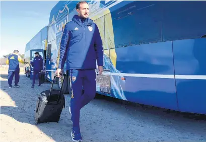  ?? Foto Prensa Boca ?? Izquierdoz, con la mente en un partido esencial para Boca.