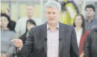  ?? CHRIS YOUNG, CANADIAN PRESS ?? Prime Minister Stephen Harper has not ruled out Canadian flying strike missions in an expanded fight against ISIL.