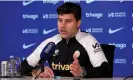  ?? Photograph: Darren Walsh/ Chelsea FC/Getty Images ?? Mauricio Pochettino said he made Reece James Chelsea captain because of ‘his personalit­y, his leadership, the respect he has from the club’.