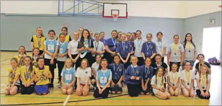  ??  ?? All the netball teams competing in this year’s tournament.