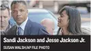  ?? SUSANWALSH/ AP FILE PHOTO ?? Sandi Jackson and Jesse Jackson Jr.