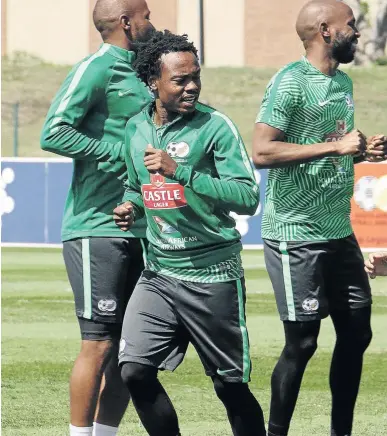  ?? /ANESH DEBIKY/GALLO IMAGES ?? Belgium-based Percy Tau will be a marked man in tomorrow’s Afcon qualifier between Bafana Bafana and Libya at the Moses Mabhida Stadium.