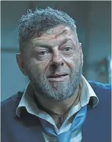  ?? MARVEL STUDIOS/ DISNEY ?? Ulysses Klaue ( Andy Serkis) brings on the villainy in “Black Panther,” in theaters now.