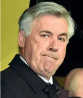  ?? (Italy Photo Press) ?? Carisma Carlo Ancelotti, 58 anni