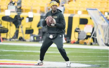  ?? GENE J. PUSKAR AP ?? Dwayne Haskins, 24, was in South Florida to practice with teammates.