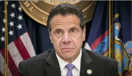  ??  ?? A Marist poll found 59percent of New Yorkers believe Gov. Andrew Cuomo should resign following the state AG report finding Cuomo sexually harassed multiple women, including state employees.