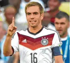  ?? Foto: dpa ?? Philipp Lahm in seinem letzten Spiel für Deutschlan­d. Mittlerwei­le ist er Botschafte­r für die Europameis­terschaft 2024.
